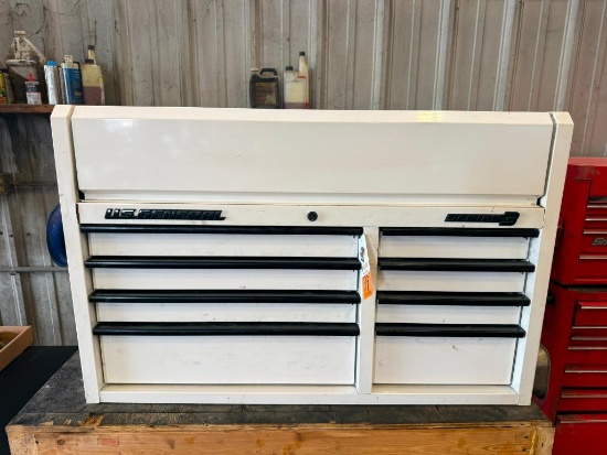 US General 8-Drawer Tool Box, Hinged Top