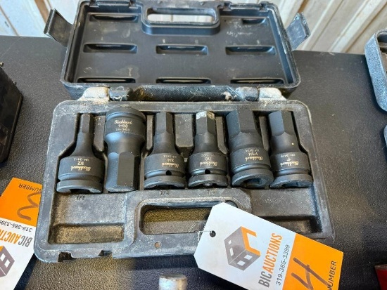 Blackhawk 3/4" Hex Impact Socket Set, 6 pc