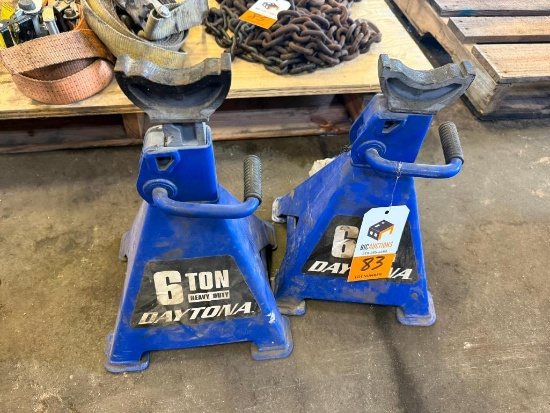 (2) Daytona 6 Ton Jack Stands