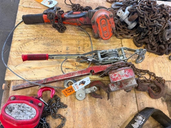 Lever Chain Hoist, Cable Come-A-Long