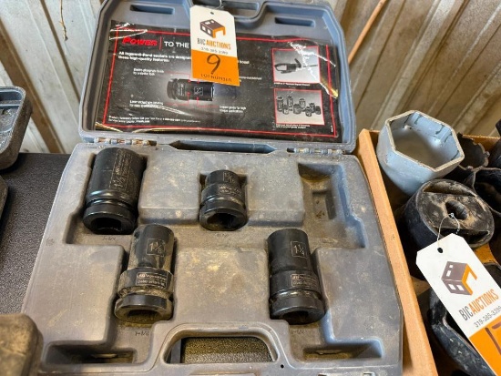 IR Impact Sockets, 13/16" to 1-1/2"