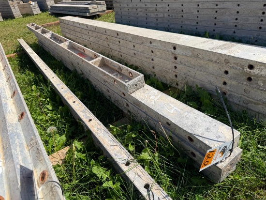 (4) 4" x 9' Smooth, 8-8 Hole Pattern, Precise/Wall-Ties Aluminum Concrete Forms
