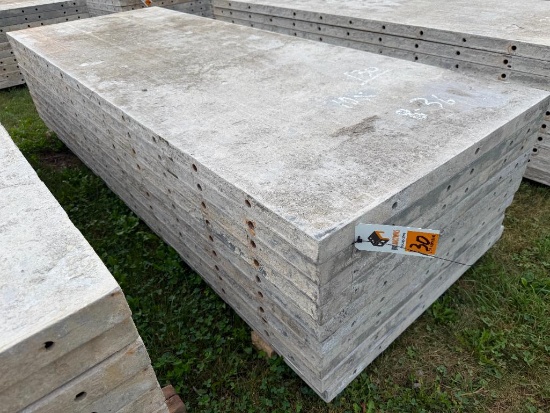 (10) 36" x 8' Smooth, 8-8 Hole Pattern, Precise/Wall-Ties Aluminum Concrete Forms