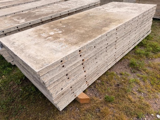 (10) 36" x 8' Smooth, 8-8 Hole Pattern, Precise/Wall-Ties Aluminum Concrete Forms
