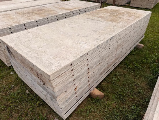 (10) 36" x 8' Smooth, 8-8 Hole Pattern, Precise/Wall-Ties Aluminum Concrete Forms