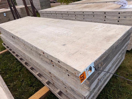 (4) 30" x 8' Smooth, 8-8 Hole Pattern, Precise/Wall-Ties Aluminum Concrete Forms
