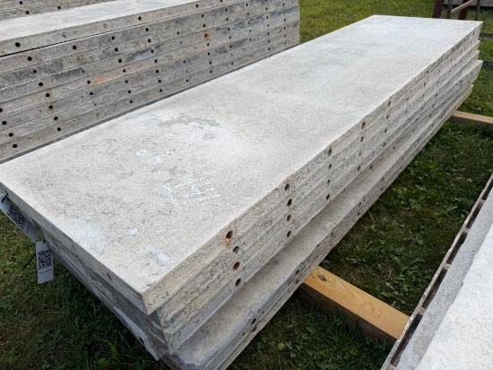 (4) 26" x 8' Smooth, 8-8 Hole Pattern, Precise/Wall-Ties Aluminum Concrete Forms