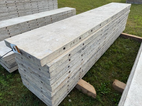 (10) 16" x 8' Smooth, 8-8 Hole Pattern, Precise/Wall-Ties Aluminum Concrete Forms