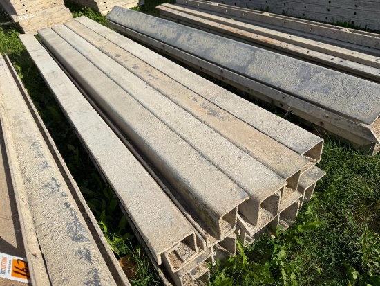 (20) 4" x 4" x 8' ISC, Nominal, Smooth, 8-8 Hole Pattern, Precise/Wall-Ties Aluminum Concrete Forms