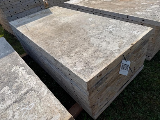(10) 36" x 6' Smooth, 8-8 Hole Pattern, Precise/Wall-Ties Aluminum Concrete Forms