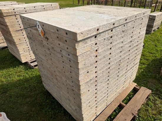 (20) 36" x 4' Smooth, 8-8 Hole Pattern, Precise/Wall-Ties Aluminum Concrete Forms