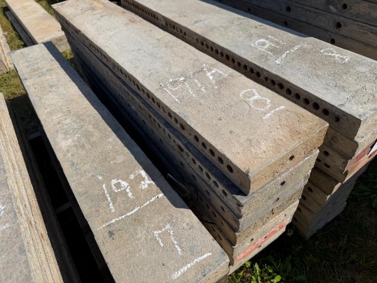 (8) 8" x 4' Jumps, Smooth, 8-8 Hole Pattern, Precise/Wall-Ties Aluminum Concrete Forms