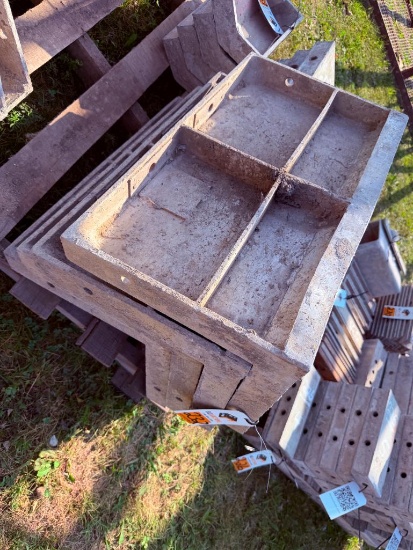 (4) 24" x 1' Cap Wraps, Nominal, Smooth, 8-8 Hole Pattern, Precise/Wall-Ties Aluminum Concrete Forms