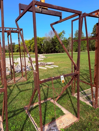 8' Form Basket with Bell, 50" x 39" x 102"