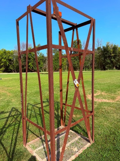 8' Form Basket with Bell, 50" x 39" x 102"