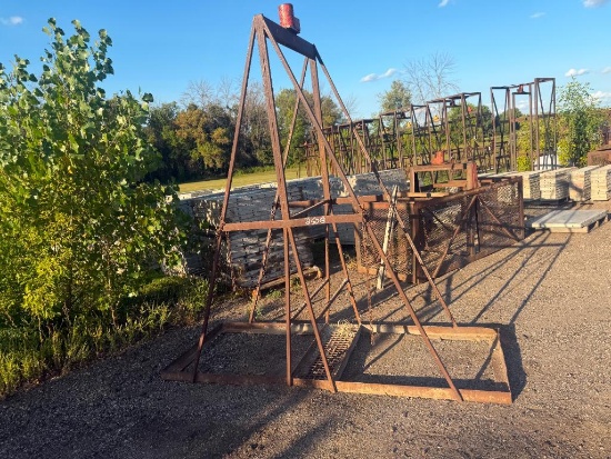 8' Filler Basket with Bell, 100" x 38" x 98"