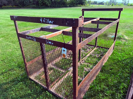 4' Stackable Filler Basket with Bell, 100" x 49" x 52"