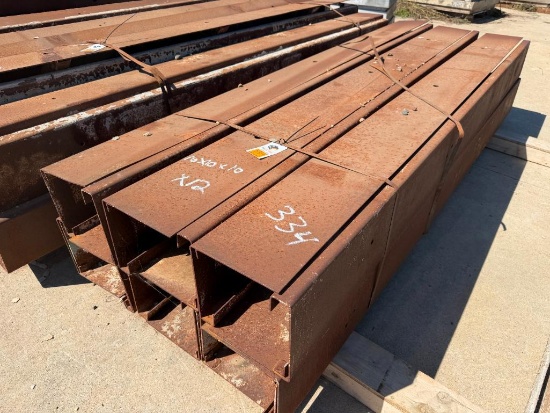 (12) 10" x 10" x 10' Steel Curb Forms