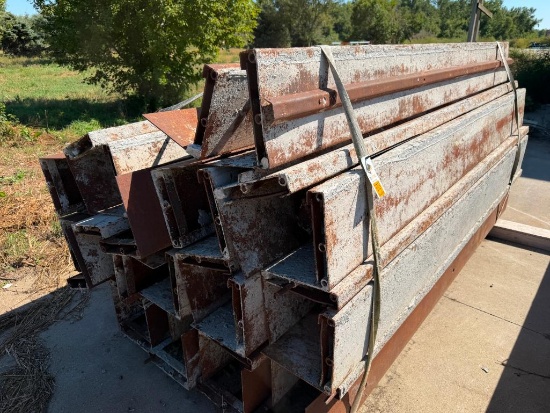 (28) 12" x 12" x 10' Steel Curb Forms