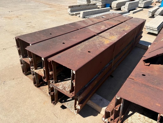 (12) 12" x 12" x 10' Steel Curb Forms