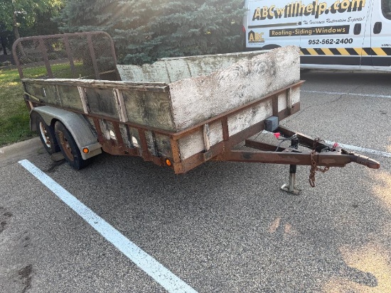 2005 PJ 14ft Tandem Axle Trailer