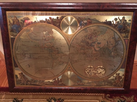 Avatar Galleries ?Double Hemisphere Map c 1660