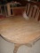 Solid Oak Round Pedestal Table and Chairs