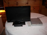 19 inch Flat Screen TV and DVD Player