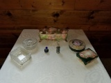 Antique Jewelry Boxes and Perfume Applicator Bottles