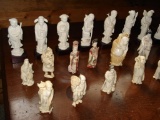 21 Japanese Carved Figurines