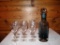 Wine glasses and Glass Decanteur
