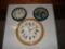 Assorted Bird Themed Round Wall Clocks