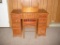 Antique Solid Wood Desk and Chair