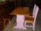 Yellow Pine Table Chairs and Bench