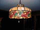 Hanging Stained Glass Bar Lamp