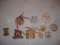 Assorted Flat Christmas Ornaments