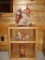 Solid Oak Media Stand and Wizard Ornamental Decorations