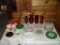 Assorted Chinaware-Glass Vases and Diningroom Decor