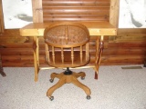 Natural wood Table and Solid Wood Chair