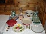 Assorted Stoneware and Glassware