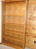 Solid Oak Five Tier Shelf