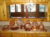Vintage Copper Decorative Molds