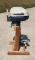 1963 Evinrude Model 3302S Light Twin 3hp Outboard Motor w/Stand