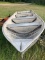 Mirro-Craft 14ft. Aluminum Fishing Boat W/Flotation Seats.