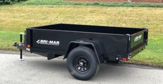 Bri-Mar Model DTR508LP Low Pro Dump Trailer,