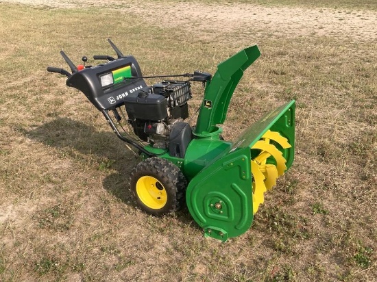 John Deere 1332DDE Self Propelled Snow Blower,