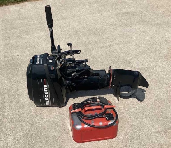 Mercury 6hp Outboard Motor W/Tank