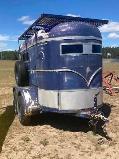 1982 W-W Stock Trailer Converted To 8'x6' Cargo Trailer
