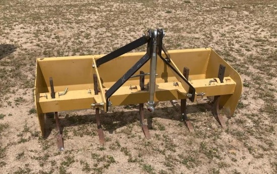 King Kutter 60" 3-Pt Box Blade W/Ripper Teeth, Purchased New But Never Used.