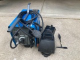 Chicago Electric Arc-180 Ac/Dc Ark Welder On Wheel W/Mask & Chipping Hammer.
